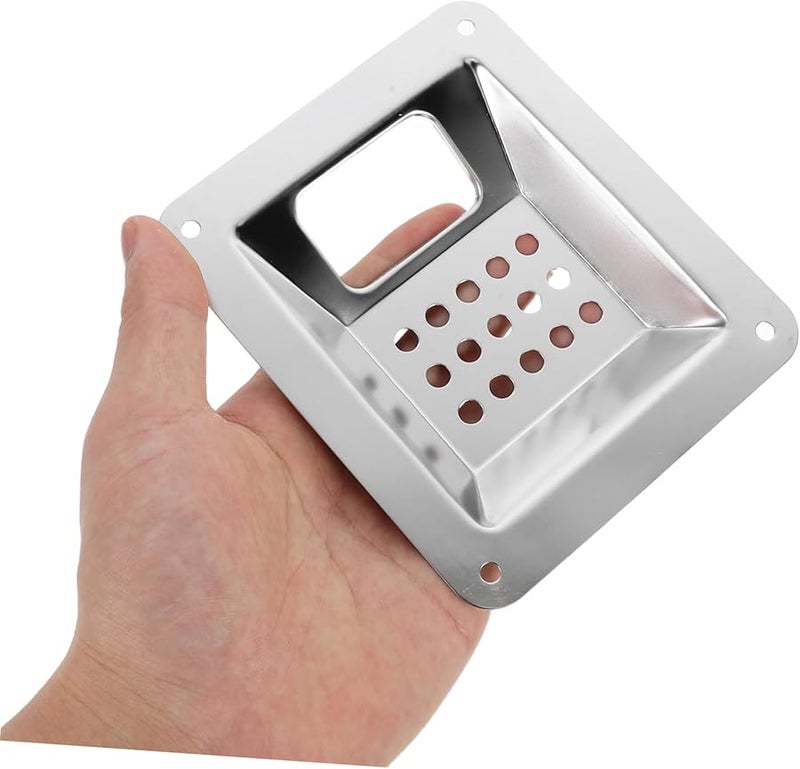 Stainless Steel Outdoor Ashtray 12 5X10 5X1 6CM Portable Wind Resistant Ash Holder - Image 4